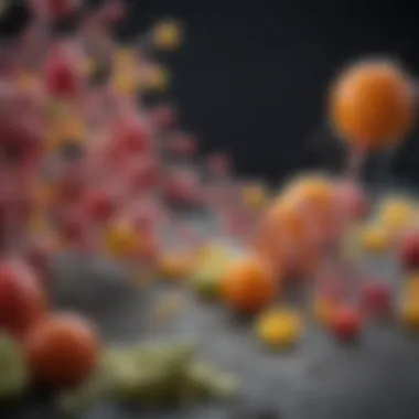 Nutritional Biochemistry: How Food Shapes Our Health A close-up of a molecular structure representing the biochemical effects of nutrients on health.